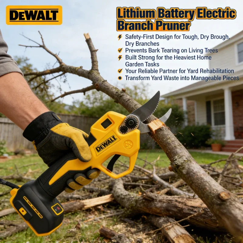 Dewalt Brushless Electric Pruning and Gardening Tool Compatible with Lithium Battery Suitable for Fruit Tree Pruning（only tool）