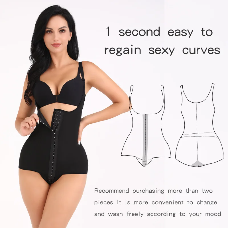 

Women's Body Shaping Clothes Tight Ab Domen Control Seamless Open Chest Underwear Body Shaping Underwear