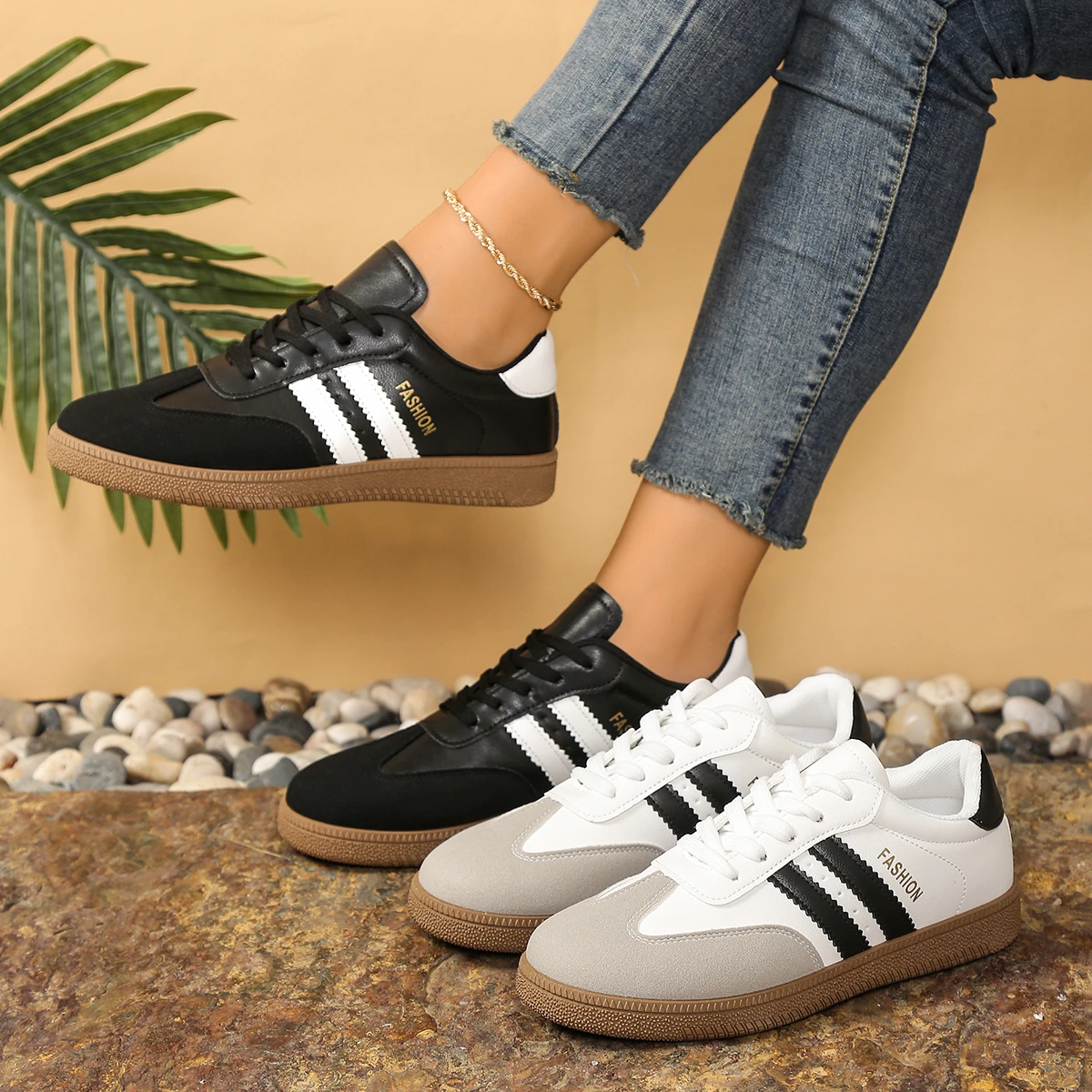 

Женские кроссовки, повседневные модные дизайнерские кроссовки, женская спортивная обувь большого размера в стиле ретро, женские удобные туфли на плоской подошве