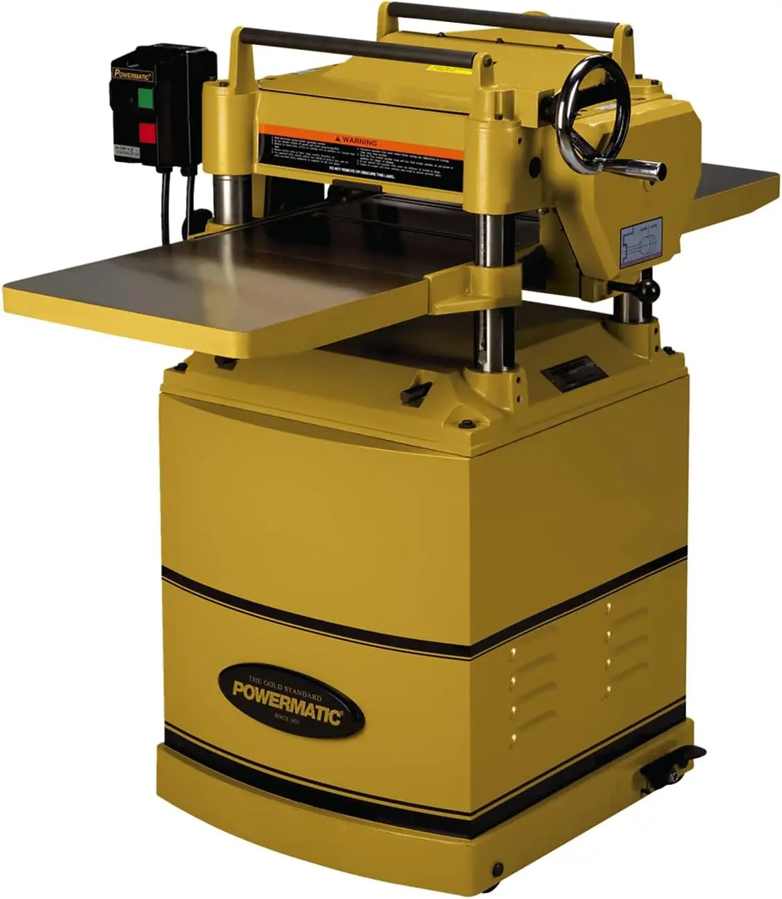 15-Inch Planer Helical Cutterhead 3 HP 230V 1Ph (Model 15HH)Large precision-ground cast iron table and extensions