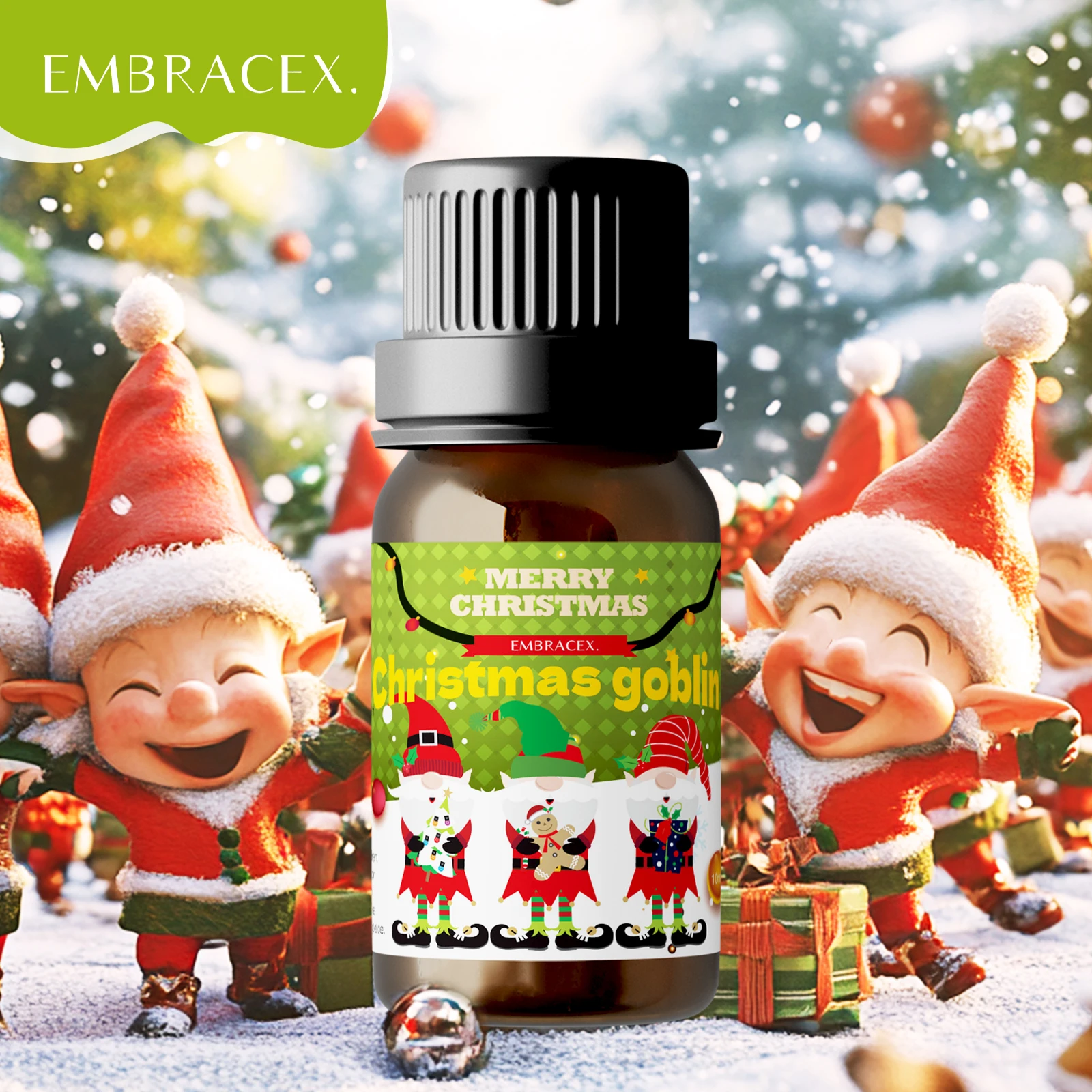 

10ml Christmas Goblin Essential oil Merry Christmas Essential oils Christmas Candle Massage Oils Humidifier Christmas Gifts