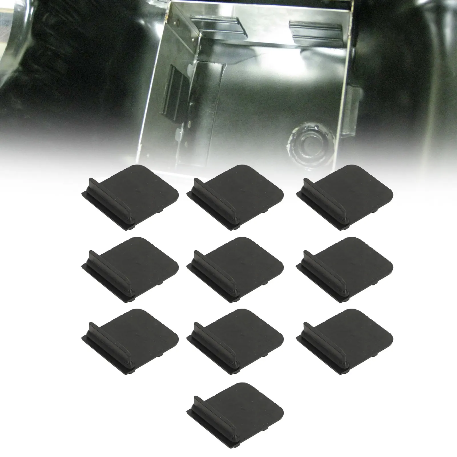 Fotografia 3: Kit de 10 Peças de Flaps de Borracha para Cárter de Óleo, com Excelente Vedação e Ajuste Universal, para Acessórios Automotivos