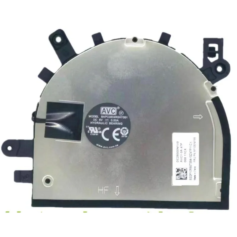 مروحة تبريد وحدة المعالجة المركزية الأصلية والجديدة لينوفو يوغا سليم 7 15ILL9 نوع 83HM 5F10S14185 5F10S14186 مروحة تبريد