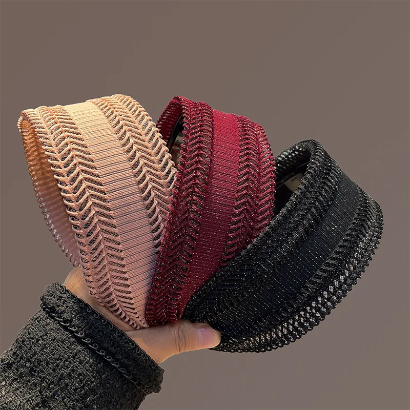 

Новые повязки на голову с широкими краями для женщин и взрослых, сто браслетов, модные и стильные, головные уборы из ткани для женщин в лесу