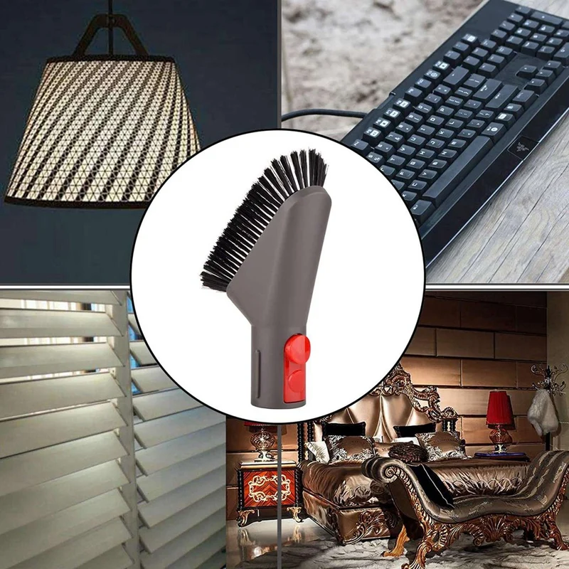 다이슨 V8 V7 V10 V11 용 2X 브러시 부착 키트, 완고한 먼지 브러시, 부드러운 먼지 브러시 포함