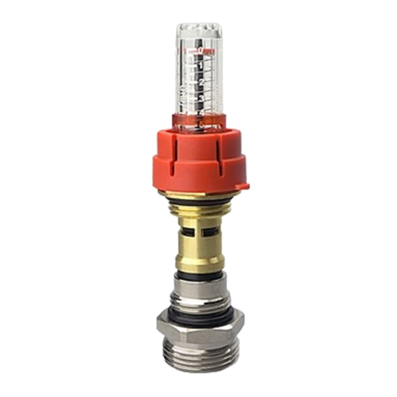 Water Distributor Insert Adjustable Flows Meter Temperature Control Achieve Perfect Room Temperatures for Floor Heating