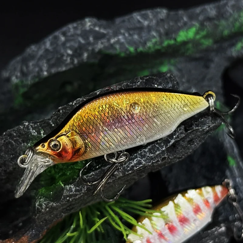 

6.4g 50mm Sinking Minnow Fishing Lures Japan Design Stream Artificial Bait for Perch Bass Jerkbait Swimbait Wobbler Equipment