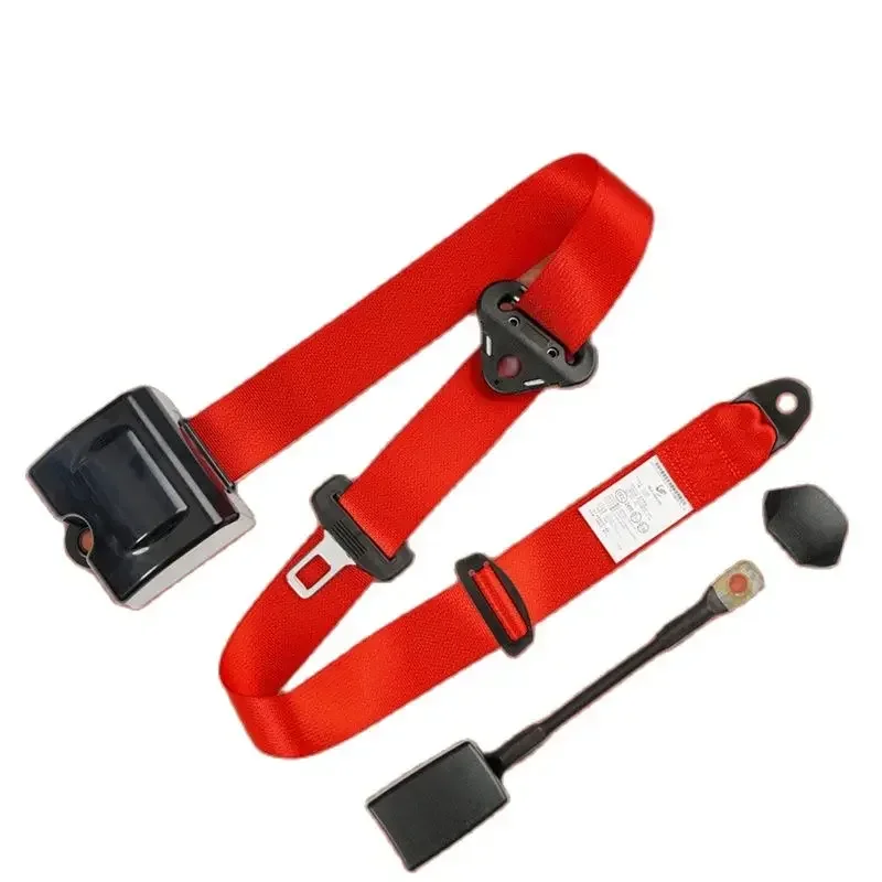 Cinturones de seguridad retráctiles ajustables adecuados para modificación Kit de cinturones de seguridad de tres puntos para carrito de golf de club