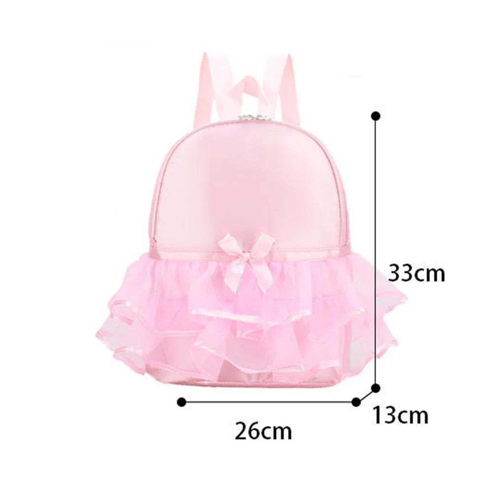 New Ballerina Dance Backpack with Personalized Embroidery Custom Name Pink Tutu Backpack Kids Ballet School Toddler Bag