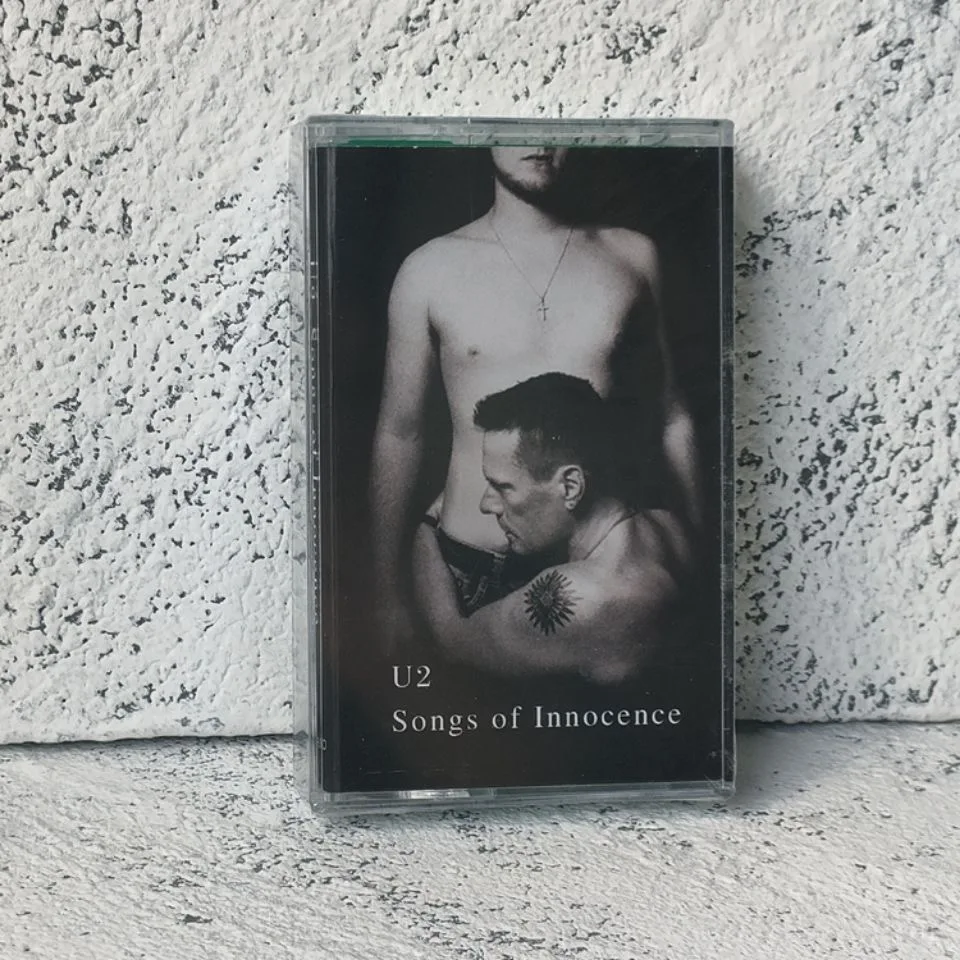 Retro U2 Bono Vox Music Tape Songs of Innocence Album Cassettes Cosplay Soundtracks Box Recorder Walkman Car Tape Collection