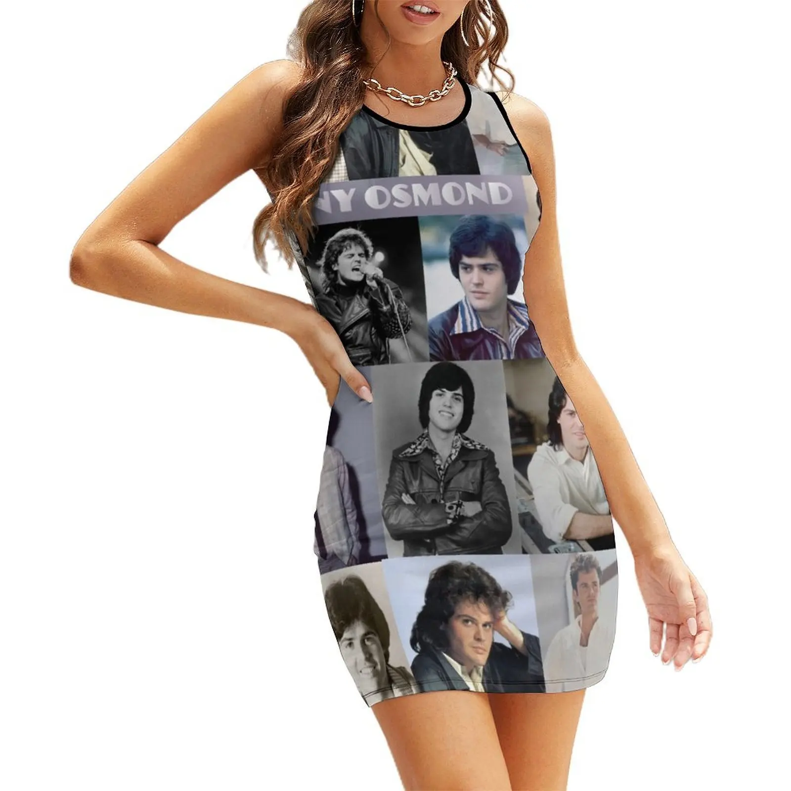 

Donny Osmond Sleeveless Sundress women's evening dresses 2025 summer dresses for women 2025 summer outfits for women 2025