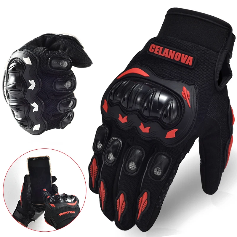 Full Finger Motorcycle Gloves Men Touch Screen Off Road Motorcycle Gloves Mountain Bicycle Gloves