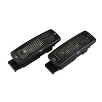 2Pcs Black Rear Reading Map Dome Light Ceiling Lamp For VW Golf Passat 1998-2005 Beetle Bora Superb 3B0947291B 3B0947291