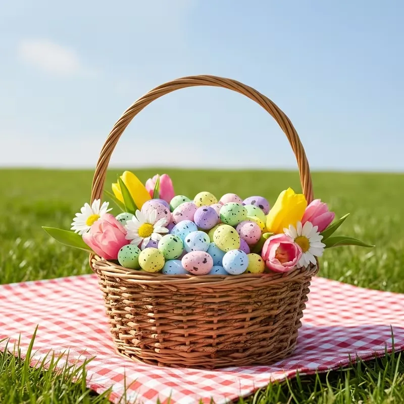50-500PCS Artificial Bird Eggs Colorful Foam Easter Mini Eggs for Spring Party Basket Stuffers Decoration Supplies