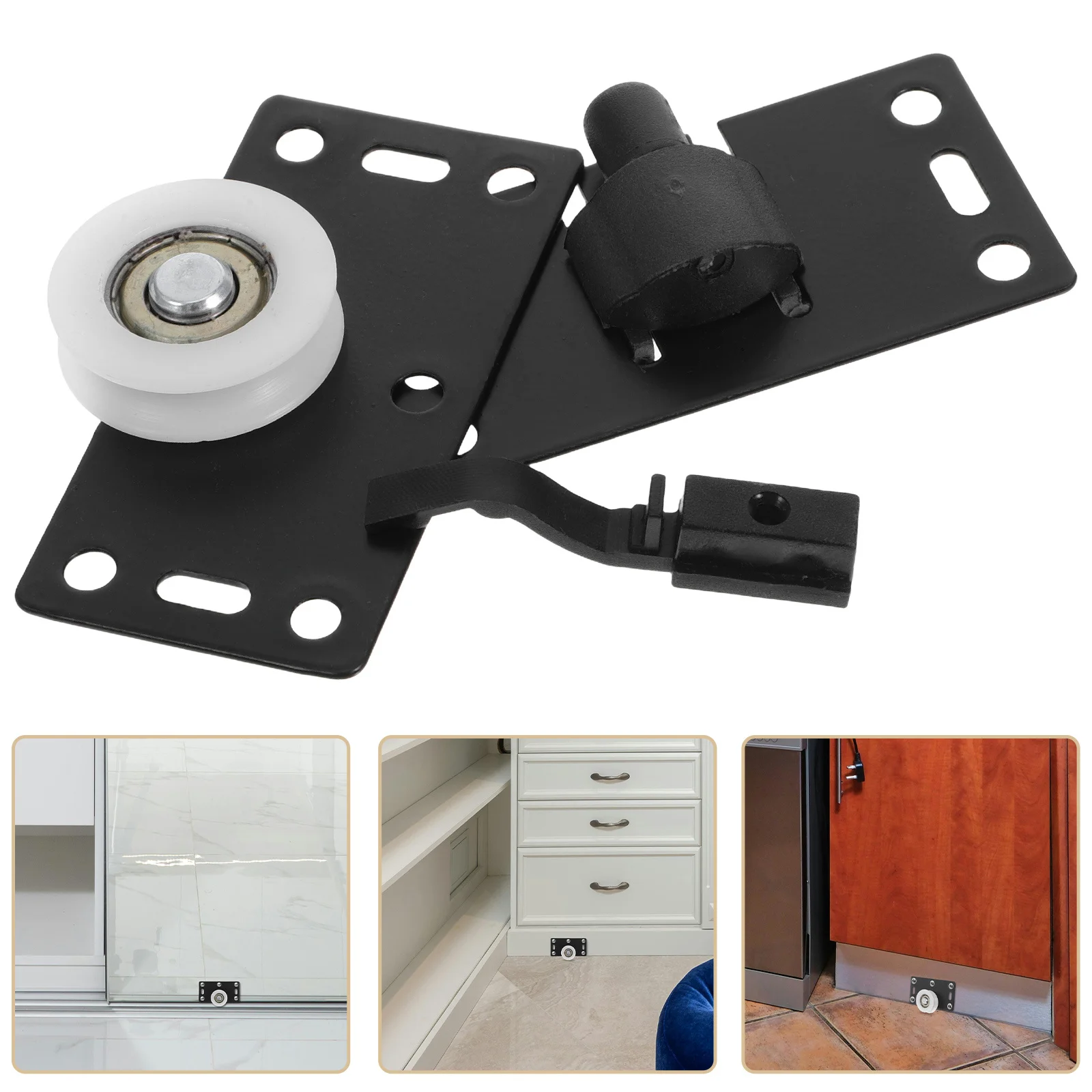 

2 Sets Heavy Duty Wardrobe Sliding Door Wheels Replacement Aluminum Alloy Cabinet Rollers Silent Load Bearing Hardware Sliding