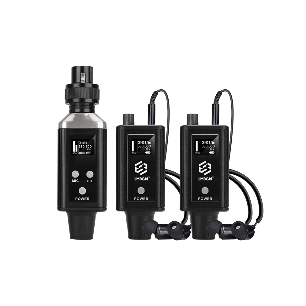 LMBGM A9 Mono UHF Drahtloses In-Ear-Monitoring-System mit 1 Kanal und langer Akkulaufzeit, geeignet für Bühnen und Tonstudios. – Detail 13