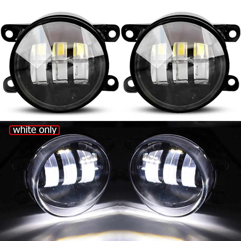Upgrade Led Mistlampen PTF 30W voor Suzuki Jimny GJ_ JB64 JB74 2018 2019 2020 2021 2022 2023 2024 2025 Angel Eye DRL Richtingaanwijzer