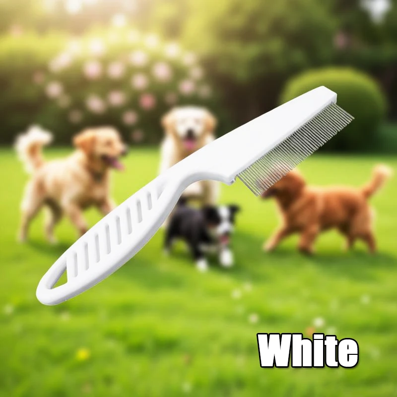 

Pet Hair Shedding Comb Stainless Steel Flea Comb For Cat Dog Comfortable Pet Flea Hair Grooming Comb Dog Cat Fur Removal Brush