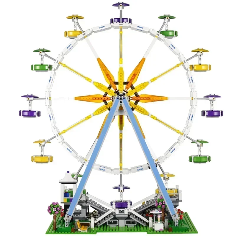 Roller Coaster 15039 Loop Roller Coaster 77045 Ferris Wheel Carousel 15036 Blocks 10261 10303 10247 10257 Toys Christmas Gifts