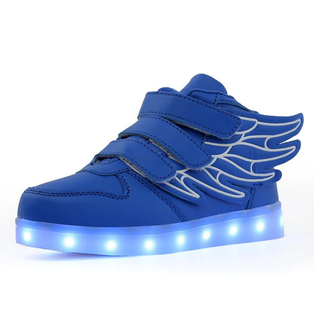 

Soft Sole Children's Shoes USB Rechargeable Flashing Sneakers Gift for Children's Day Thanksgiving