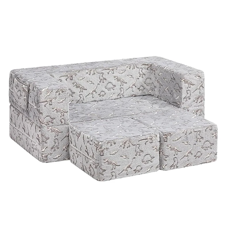Children's , foldable recliner for home use in the bedroom, high-density foam tatami modular sofa bed