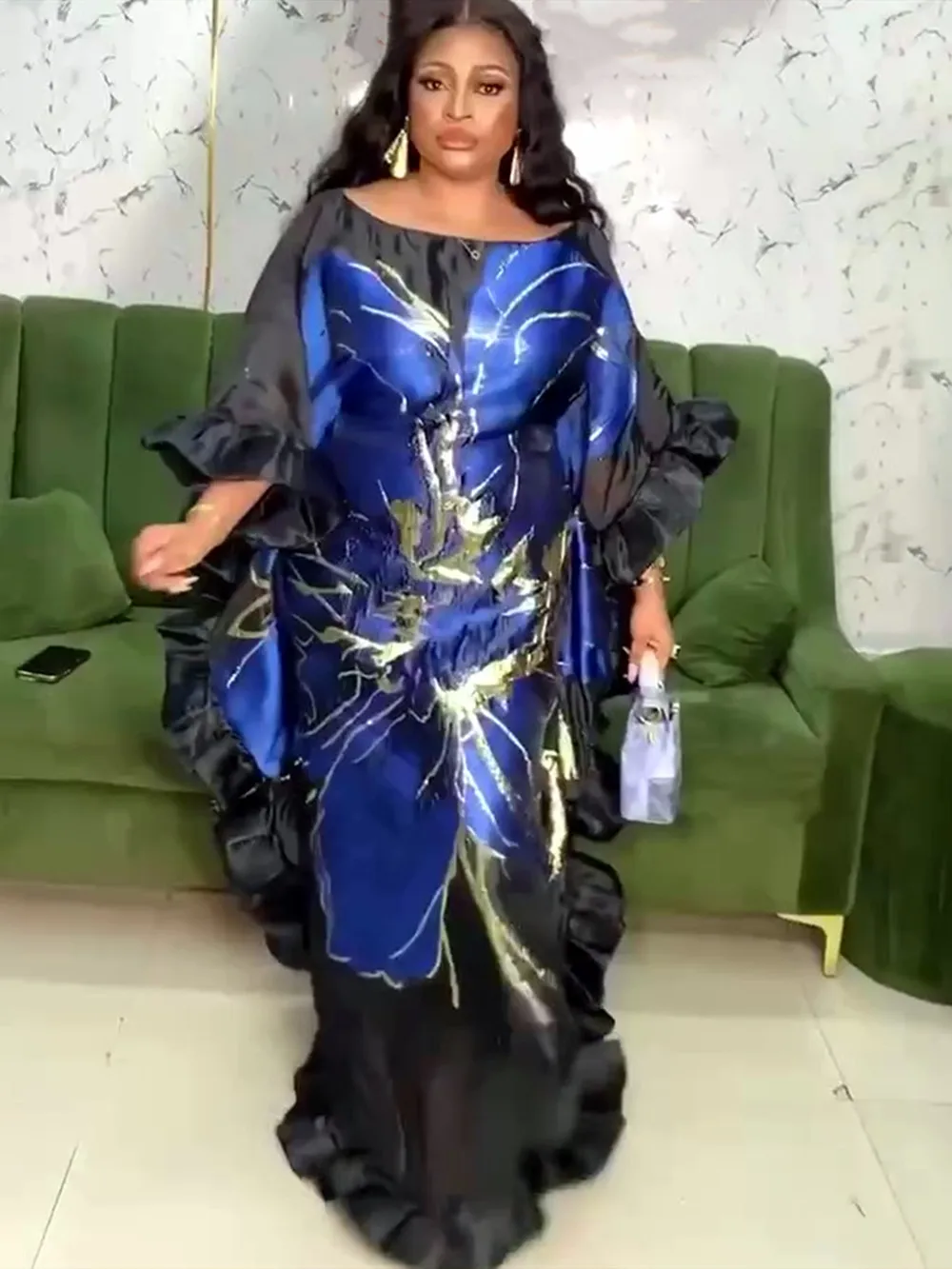 فساتين إفريقية للنساء ملابس أفريقيا التقليدية Dashiki أنقرة ملابس ثوب عبايات رداء مسلم قفطان ماكسي فستان طويل 2025
