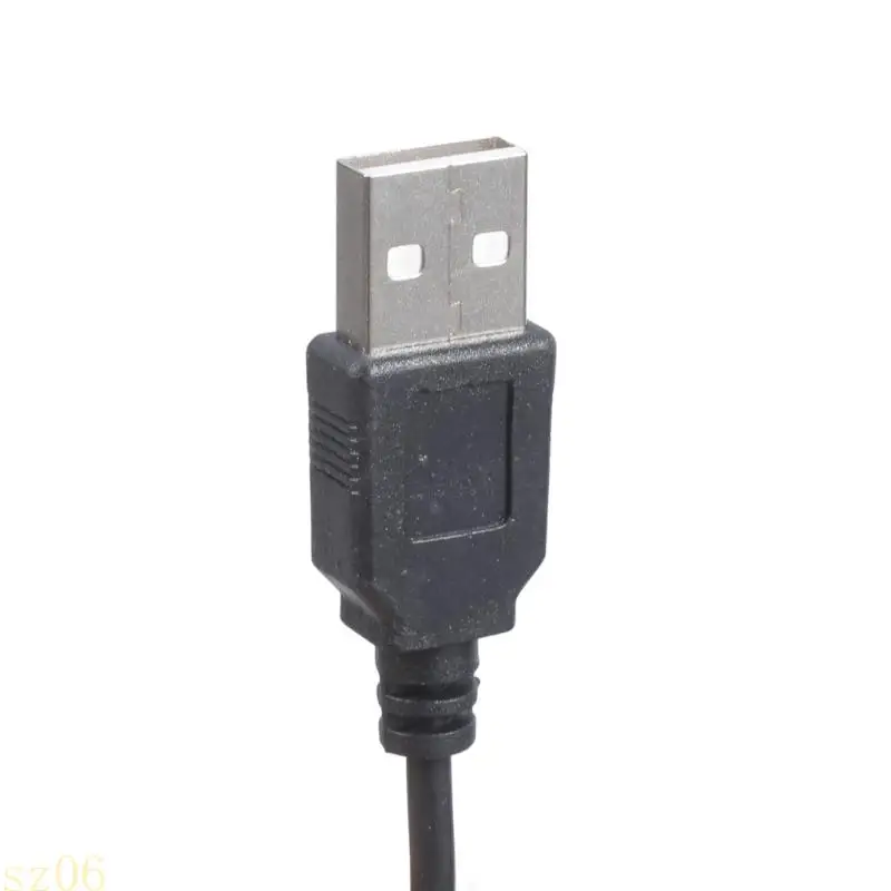 Q2Q4 12cm ABS Plastic Detachable Exhaust Fan USB 5V Operated Triple Speed Control For Indoor Gardening Printing Ventilation