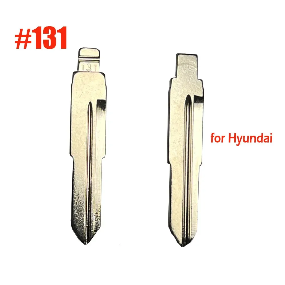 

10pcs 131# Flip Car Key Blade for Hyundai KD Metal VVDI JMD Fob Replacement Uncut Blade Car Remote Control Key Accessories