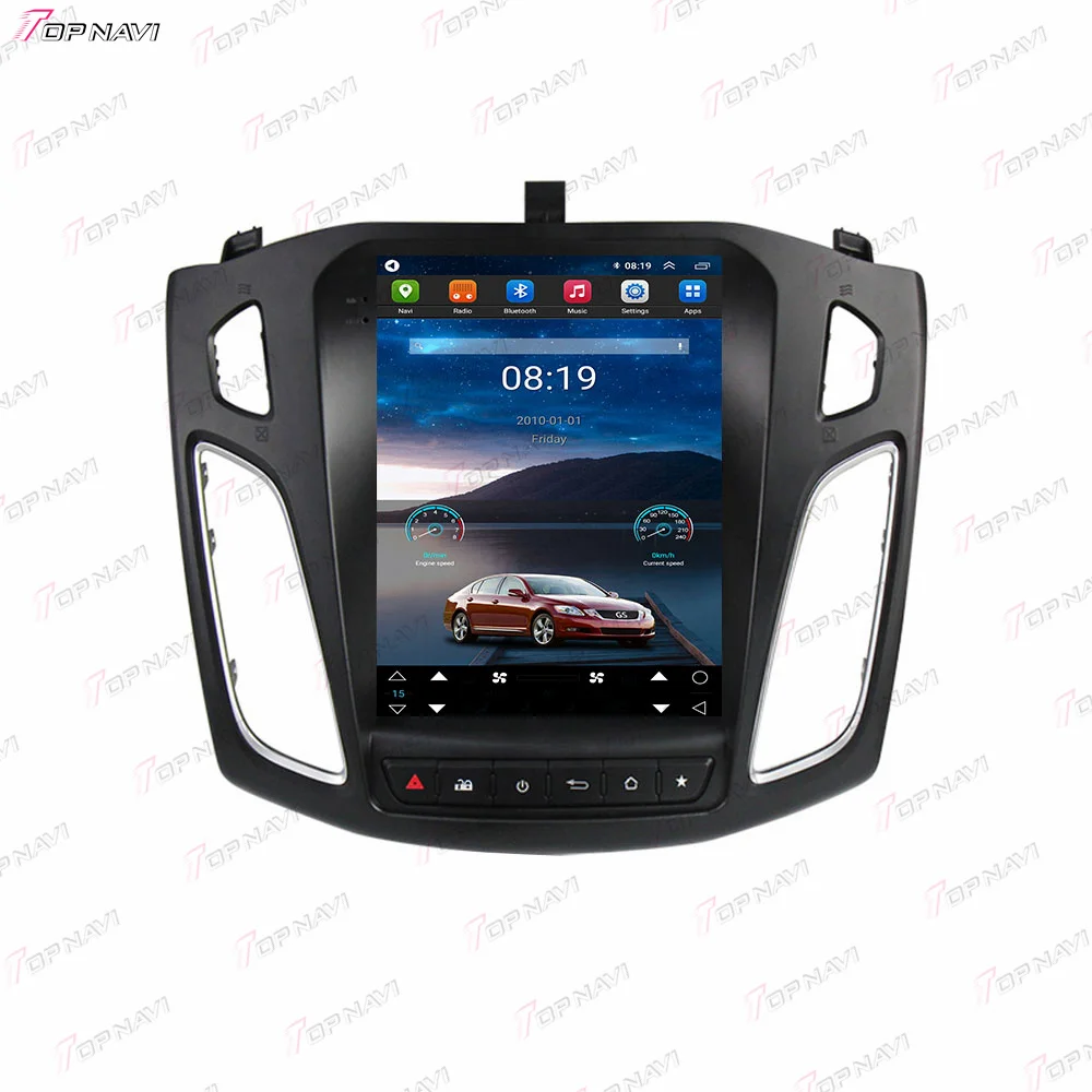 9.7 Inch Android 13 Car Radio with GPS DSP OBD2 Functions Wireless Carplay Support Touch Screen for 2012-2016 Ford Focus