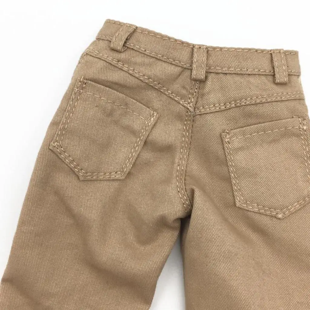 Calças masculinas casuais de 6,5 cm 1/6, calças de figura de ação para homens