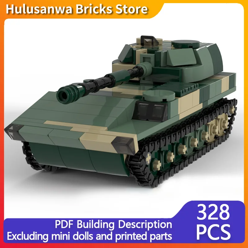 

2S1 Gvozdika Modern Military Tanks Model MOC Building Bricks War Equipment Modular Technology Gifts Assemble Children Toys Suit
