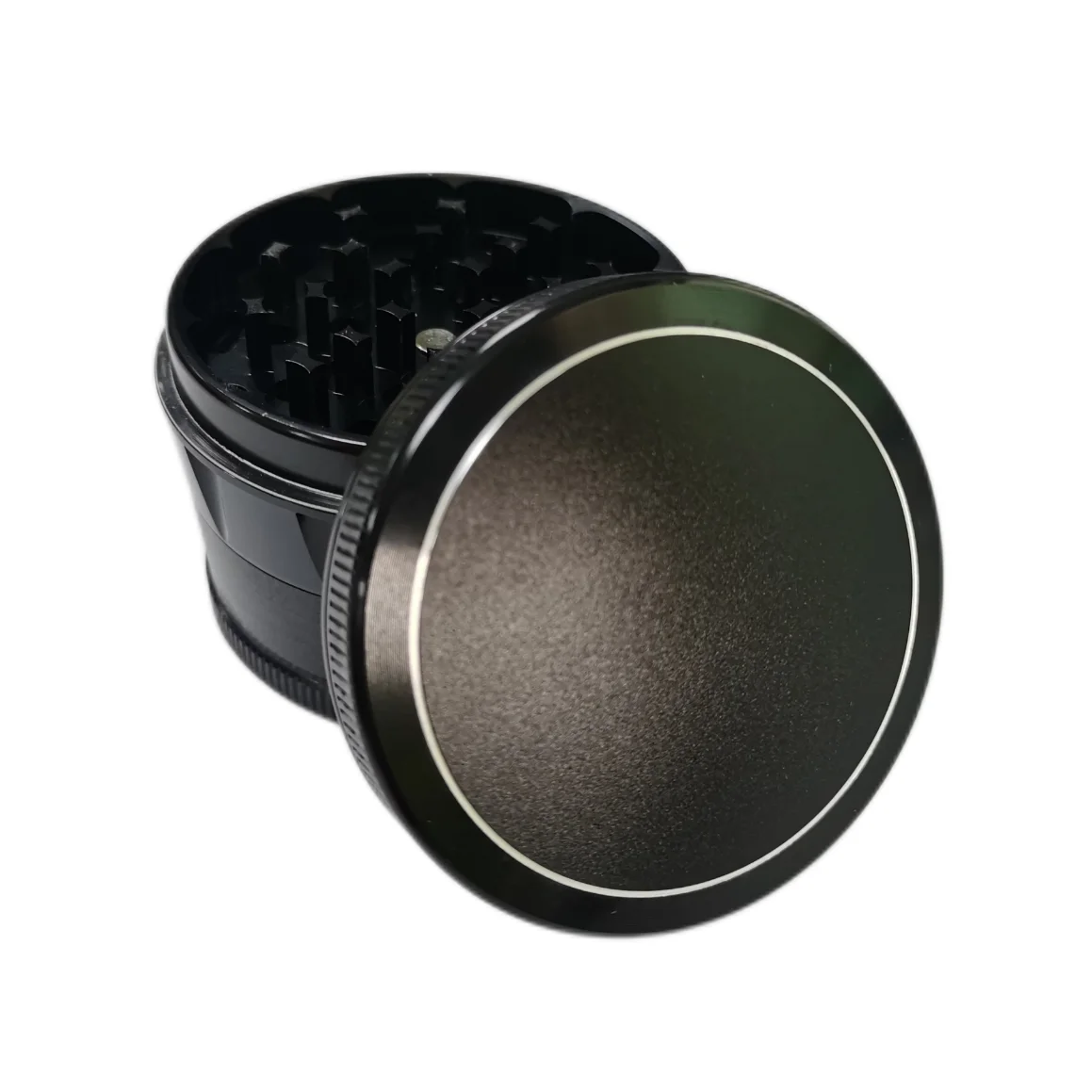2.5" 4-Layers Aluminum Alloy Metal Tobacco spice Grinder Smoking Herb  Sharp Diamond Teeth Grinder view 2