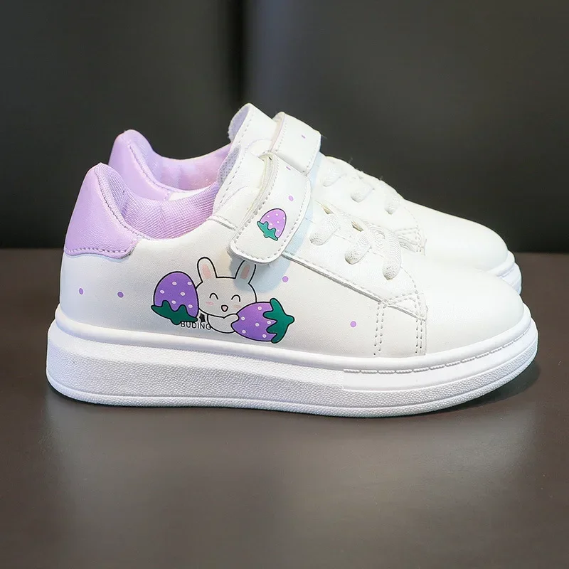 2025 Girl shoe spring Autumn Boy White Shoe Casual Running kid Shoe Anti Slip Soft Sole Sneaker kid tenis Hot selling item