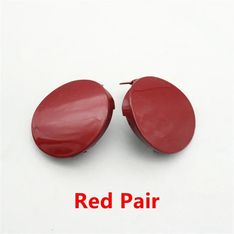 1 Pair Car Exterior Front Bumper Tow Hook Cover Trailer Cap For Toyota Corolla 2007 2008 2009