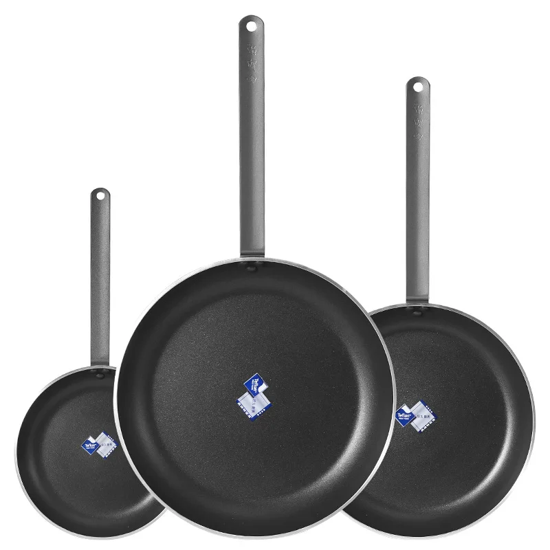 Commercial Nonstick Frying Pan Aluminum Alloy Large Egg Pancake Steak Pan for Hotel Kitchen