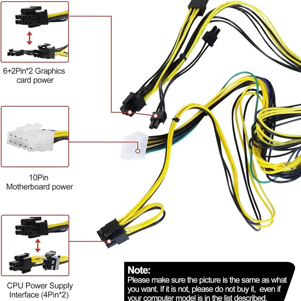 24 7 Office Operation 310W Power Supply 10 Pin Power Connector Replacement Switching Power Supply 100-240V 4.0A AC 100-240V 4.0A