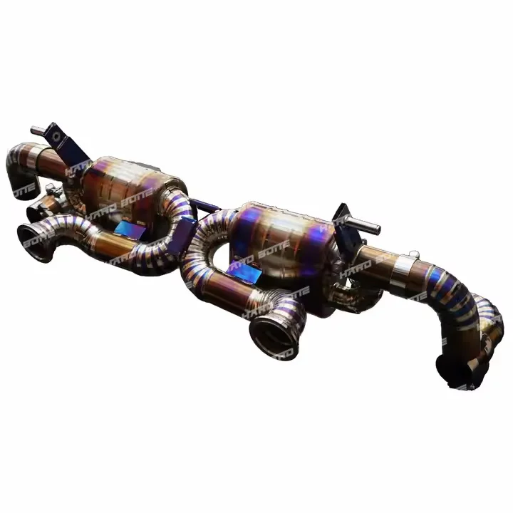 Catback del sistema de escape Valvetronic de titanio de rendimiento para Audi R8 V10