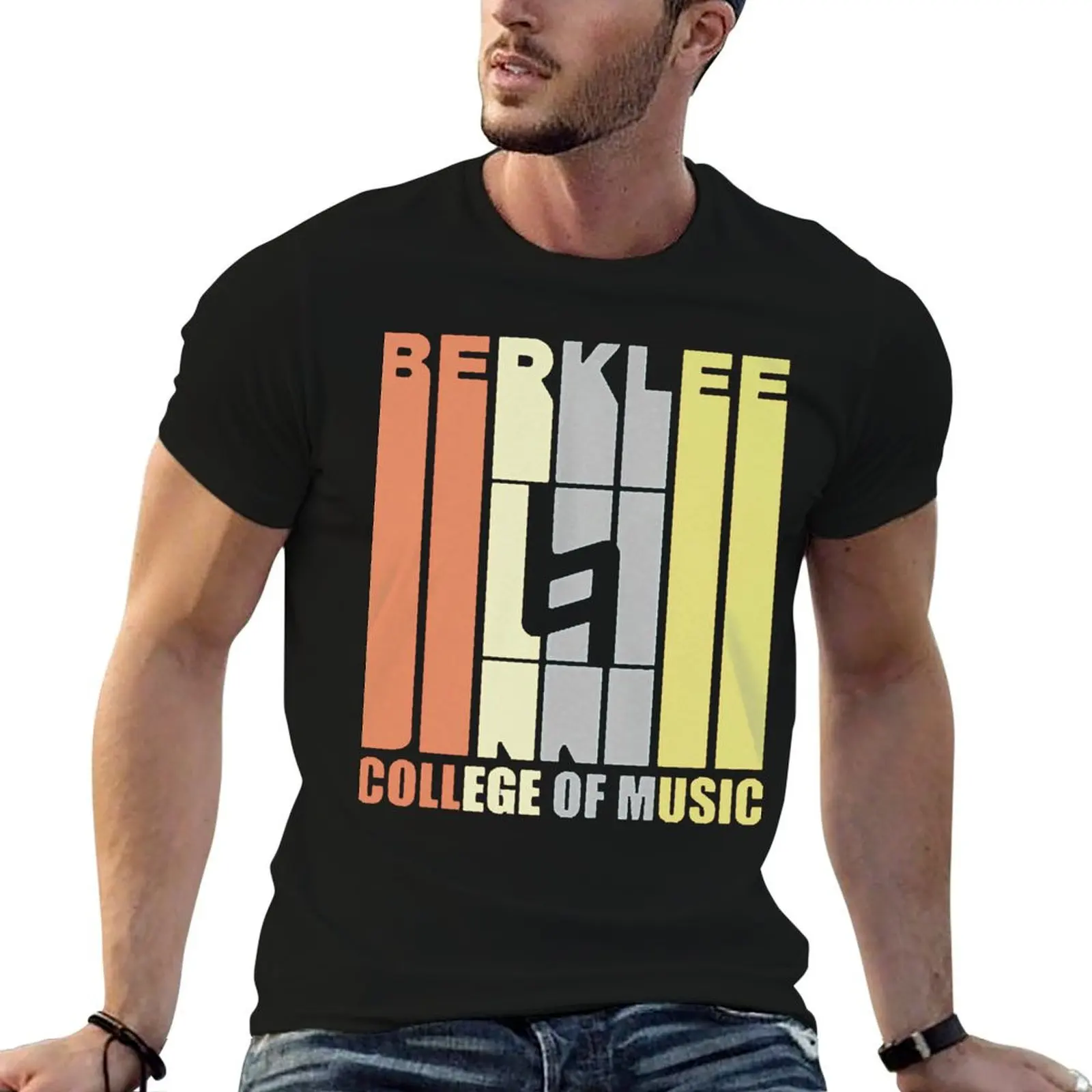 

Music cotton designer College shirt Berklee man t man T-Shirt shirt t Of