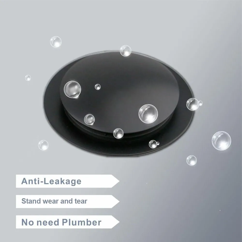 Tapón de drenaje de bañera de 43mm, reemplazo de cobre, varilla de enchufe emergente de residuos, altura ajustable de 49-63 Mm