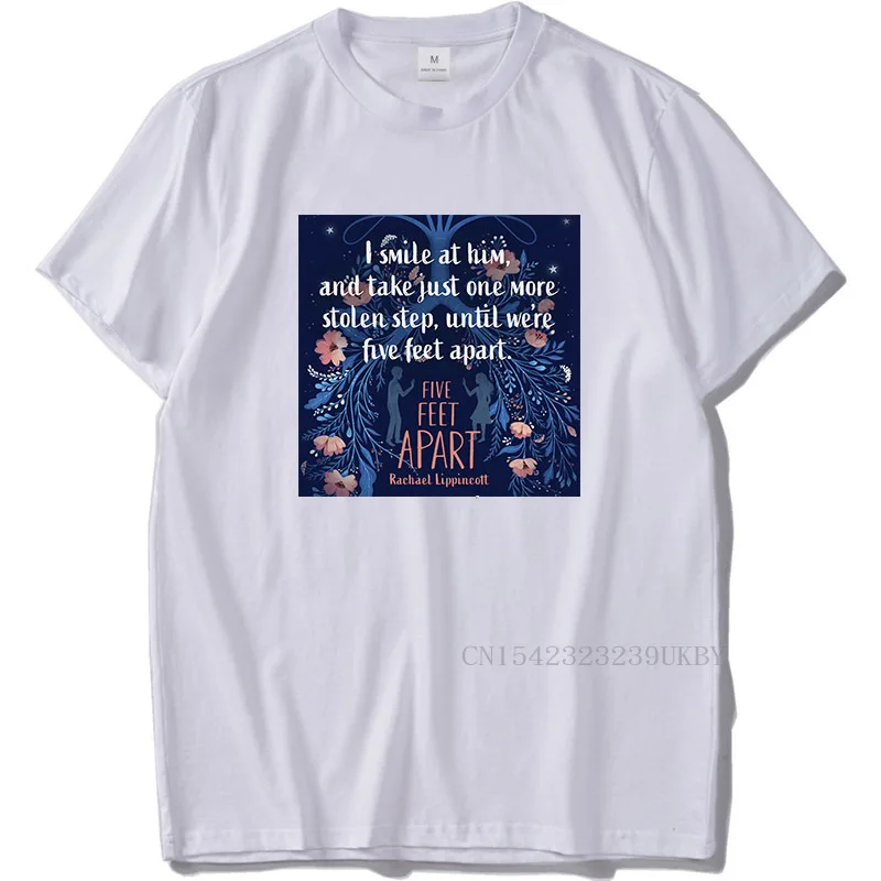 Five Feet Apart T Shirt Romantic Love Movie Tee Tops EU Size 100% Cotton O-Neck Soft Shirt