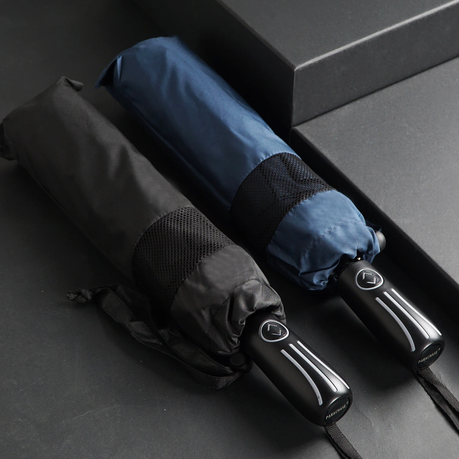 

Parachase Windproof Large Umbrella Men 123cm Big Folding Golf Umbrella Outdoor 10 Ribs Fully Automatic Umbrella Corporation