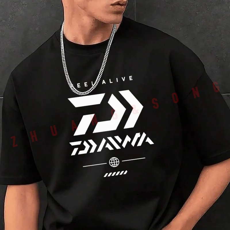 

Fishing Pescia Daiwa Team Motorcycle Fashion T-shirt Casual Trendy Tshirts For Summer Comfortable Short Sleeve Tops