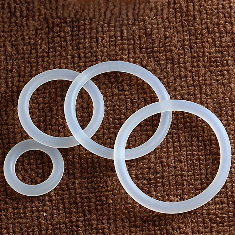 VMQ CS 3,5 mm O-ring Anello in silicone Anello di tenuta in silicone bianco Sigillante a forma di isolamento in silicone per uso alimentare OD10-100mm