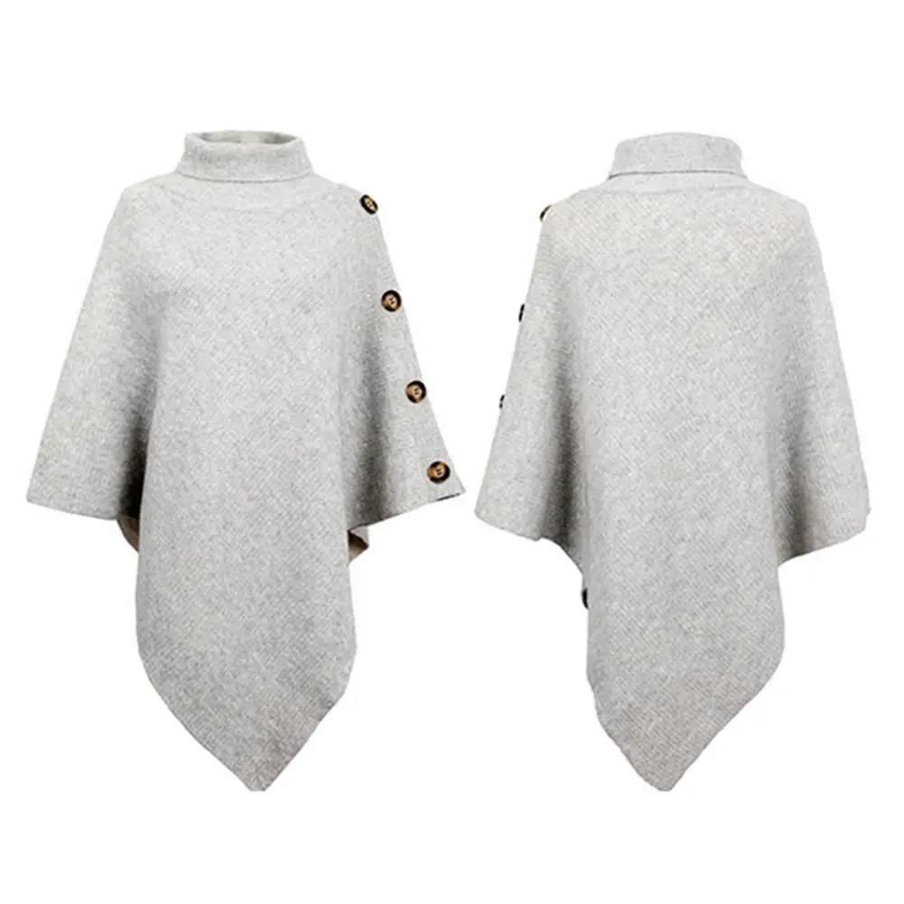 

Женская зимняя водолазка, свободный свитер, элегантный пуловер с рукавами, винтажный шикарный джемпер в стиле Харадзюку, вязаный топ большого размера для поездок на работу