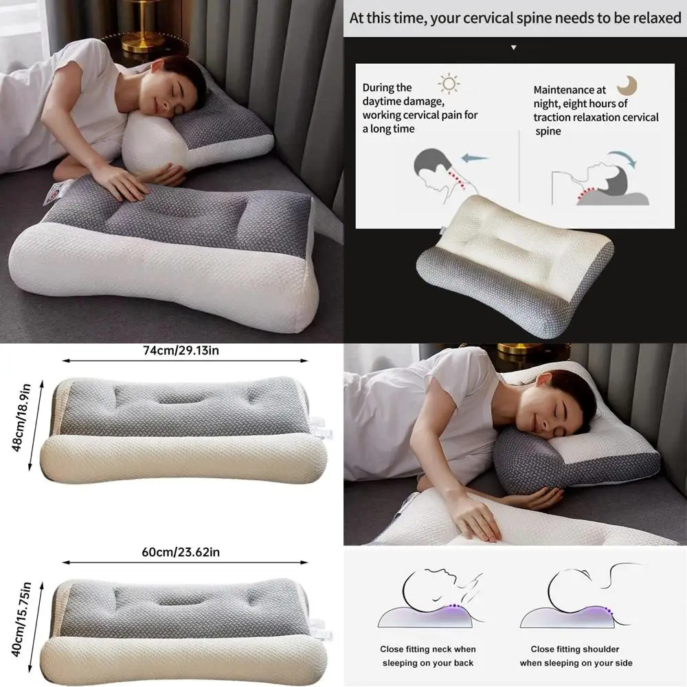 

orthopedic support pillow for deep sleep and sleep apnea relief