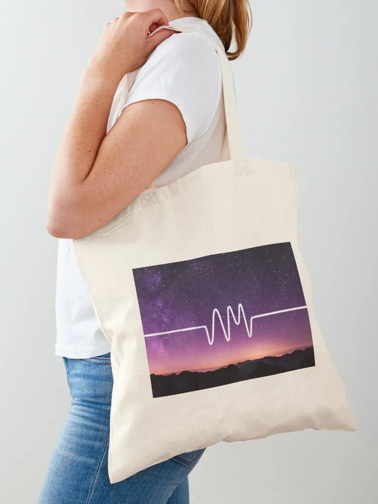 AM Logo Sky Arctic Monkeys Tote Bag Beach bag female bag tote Canvas shoulder