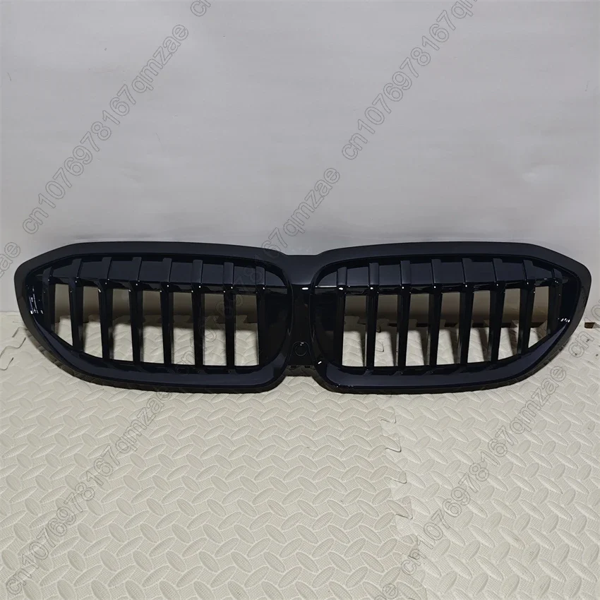 Single Slat Racing Grills For BMW 3 Series G20 G21 318i 320i M340i 2019-2022 M-Pack Gloss Black Front Bumper Kidney Grill Grille