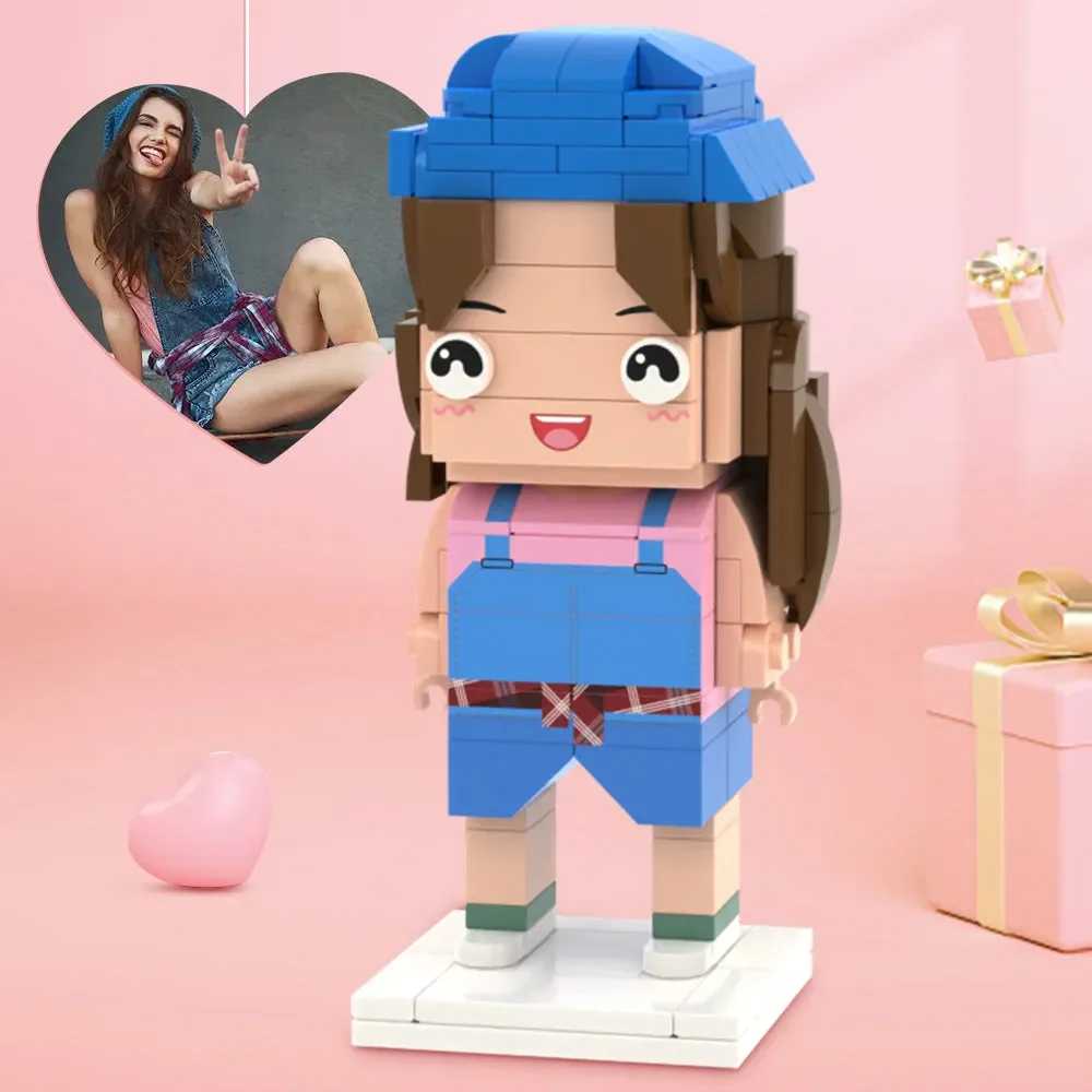 

Single Character Brickfigures Custom Design, Small Particle Blocks Model, Ideal Commemorative Gift for Party & Home Ornament
