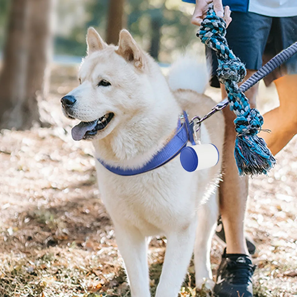 

2 Pcs Portable Pet Storage Box Dog Treats Bag Training Pouch Poop Holder Premium PP Material Pet Waste Bag Dispenser Travel Dog
