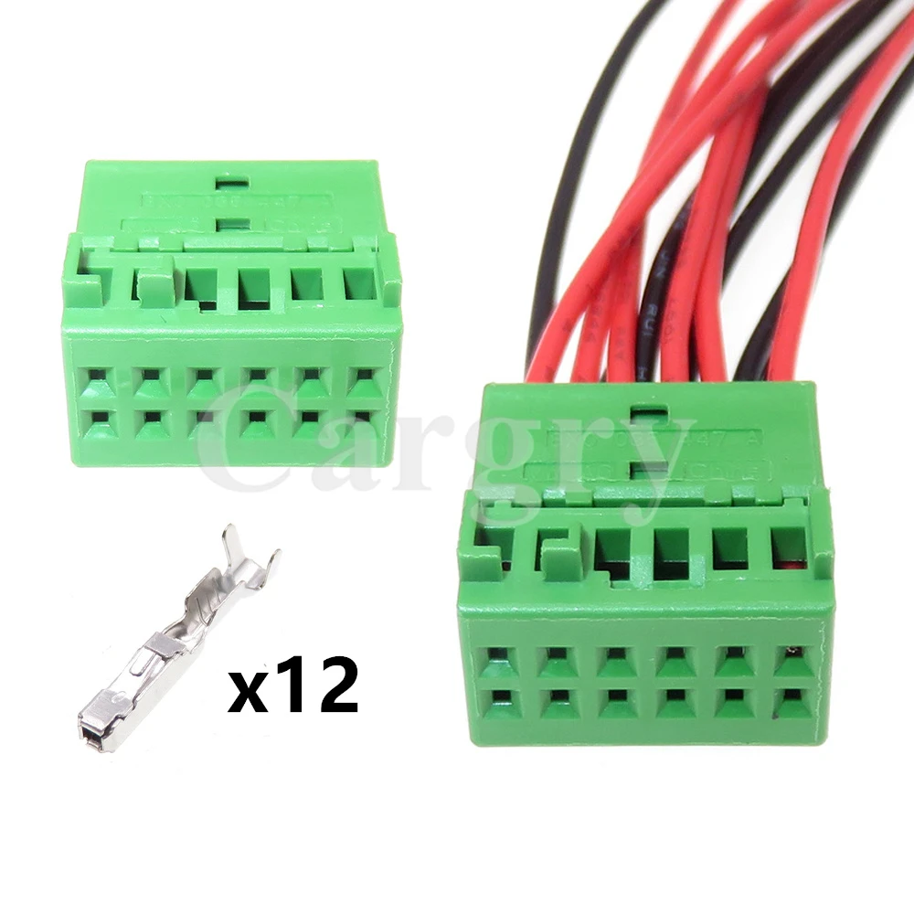 1 Set 12P 1564491-2 8X0035447A Auto Wiring Plug Auto Parts AC Assembly Car Electric Wire Socket 8X0 035 447 A